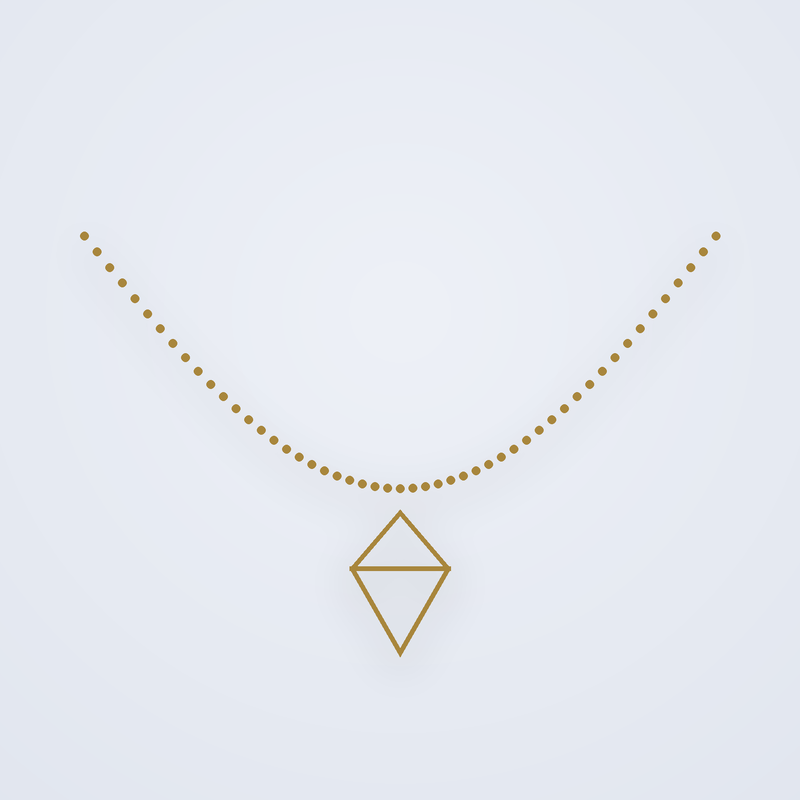 Poc Pendant Solitaire Necklace